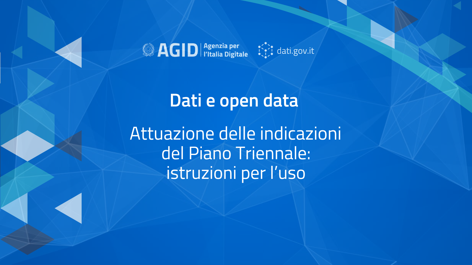 Webinar su Dati e Open Data