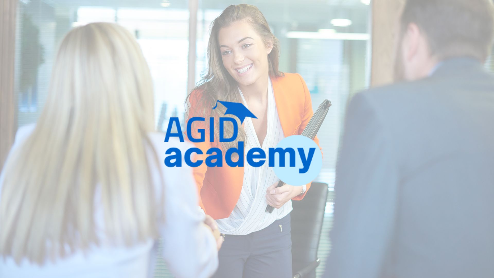 Immagine decorativa con logo AgID Academy