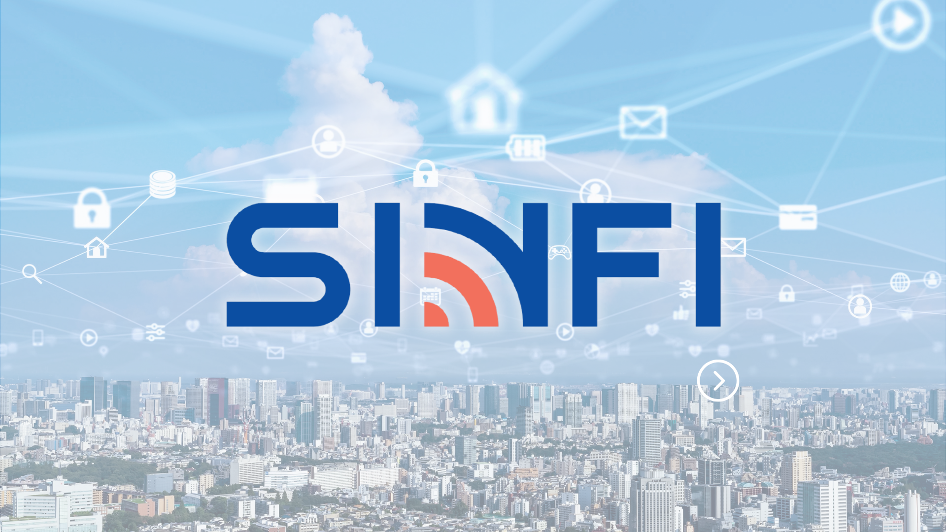 Un contesto urbano con delle connessioni e reti digitali